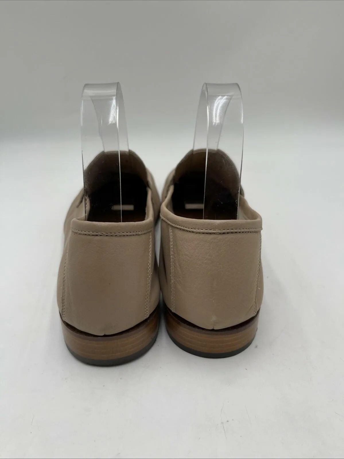 Saks Fifth Avenue Men's Leather Penny Loafers Tan Size 8 - Very Good