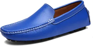 Santimon Mens Casual Loafer Slip-on Moccasin Boat Shoes Flat Driving Shoes