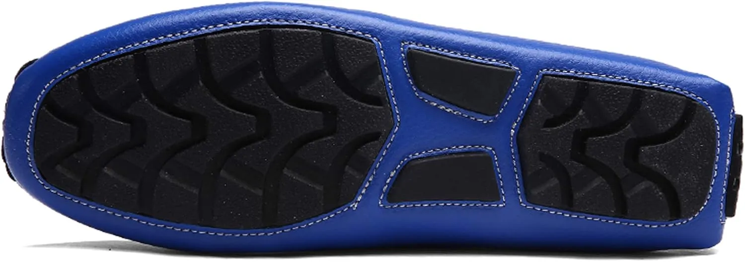Santimon Mens Casual Loafer Slip-on Moccasin Boat Shoes Flat Driving Shoes