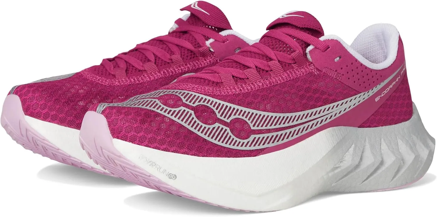 Saucony Women's Endorphin Pro 4 Sneaker, Magenta, 8
