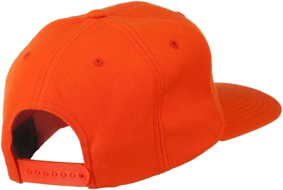 Script Diamond Embroidered Flat Bill Cap