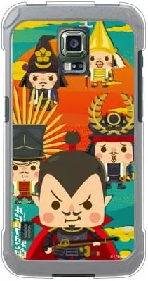 SECOND SKIN CHOICOLE Warlords Fubu Tenka (Soft TPU Clear) Design by Takahiro Inaba, for Galaxy S5 Active SC-02G/docomo DSC02G-TPCL-705-J462