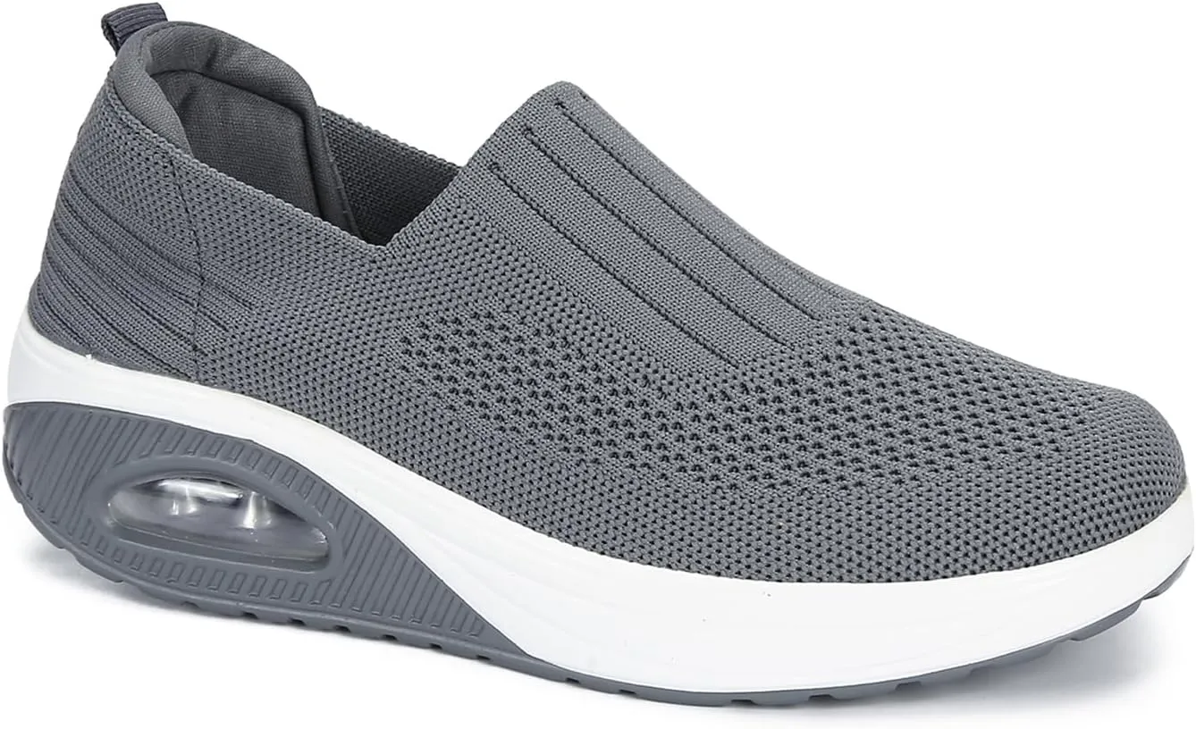 Semshedy Women Nurse Shoes Orthopedic Platform Nursing Sneakers Air Cushion Diabetic Walking Wedge Sneaker