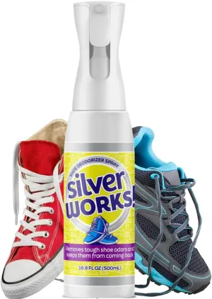 Shoe Deodorizer Spray For Smelly Shoes - Shoe Odor Elimination Spray - Shoe Odor Spray - Boot, Sneaker, Shoe Smell Eliminator - Stinky Shoes Odor Eliminator, Shoe Freshener Spray -16.9oz