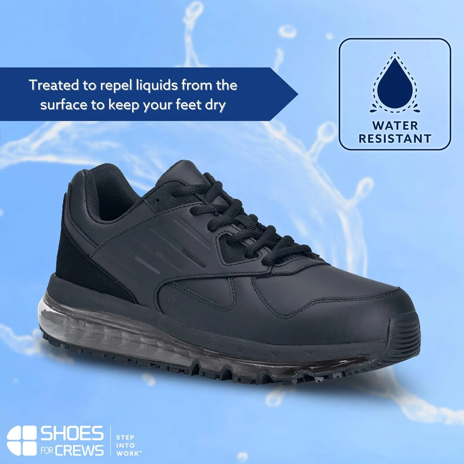 Shoes for Crews Geo, Men's Slip Resistant Food Service Work Sneaker