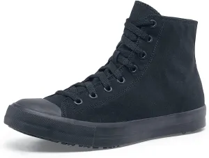Shoes for Crews Pembroke, Men's, Women's, Unisex, Slip Resistant, High Top Work Sneakers, Leather or Canvas Size 12