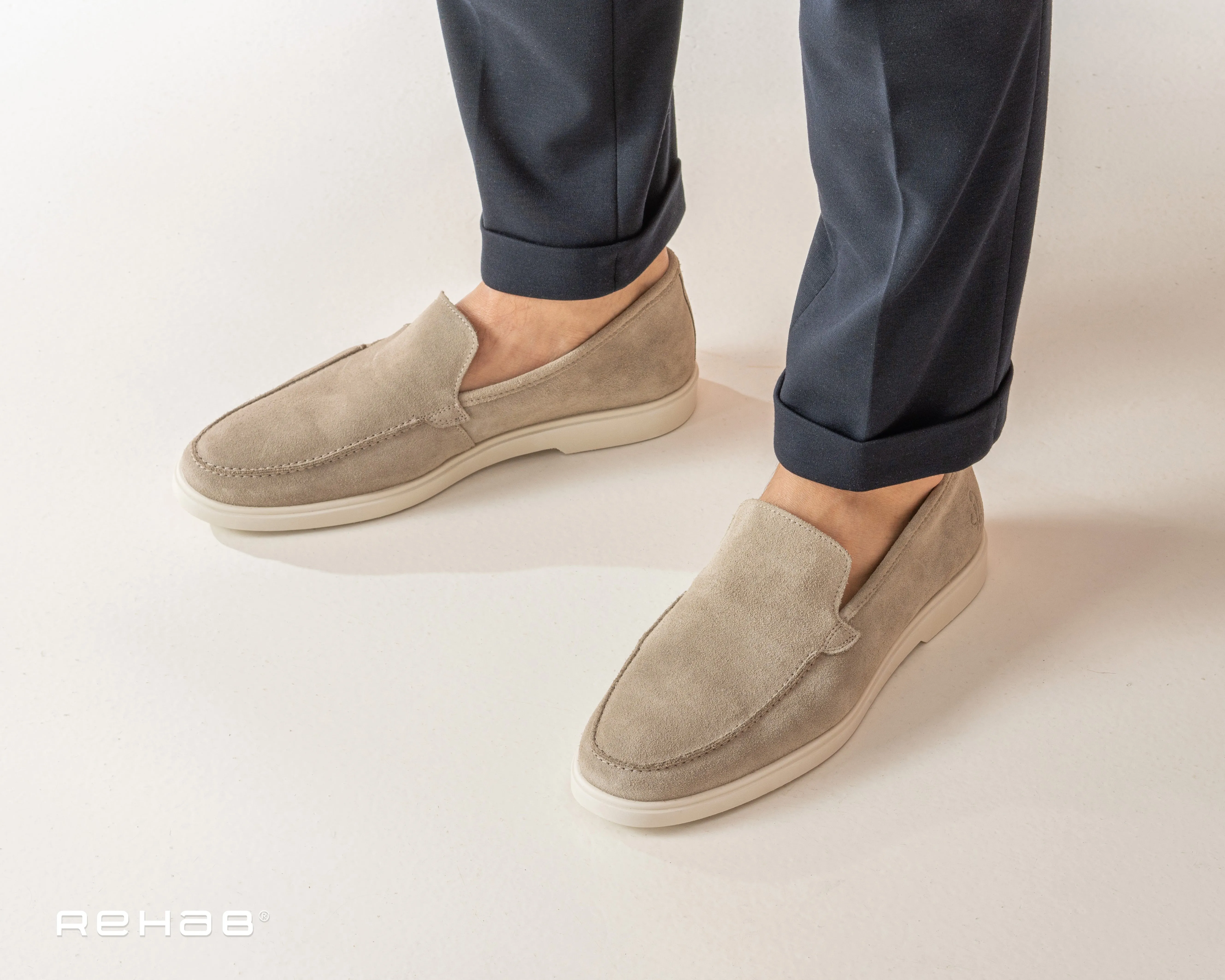 Simon | Taupe loafers