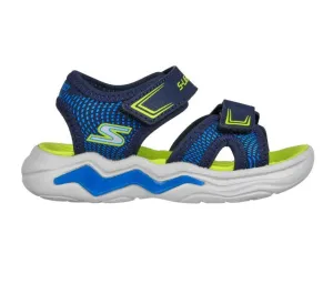 Skechers Kids S Lights Erupters 4 Sandal Navy/Blue