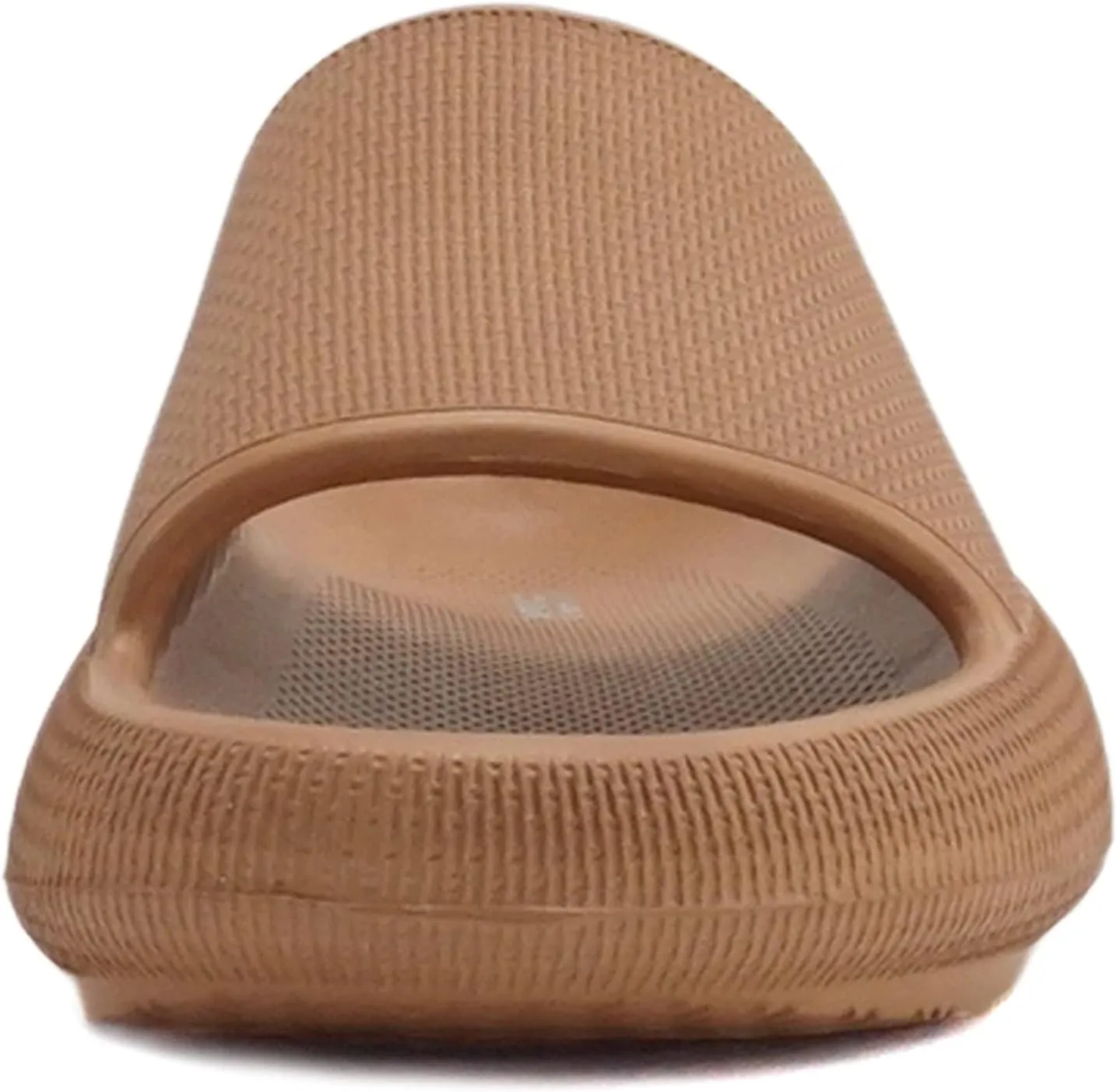Soda “MARSHMALLOW” ~ Women Feather Recovery Slide Open Toe Lightweight Comfort Cushion Sandal