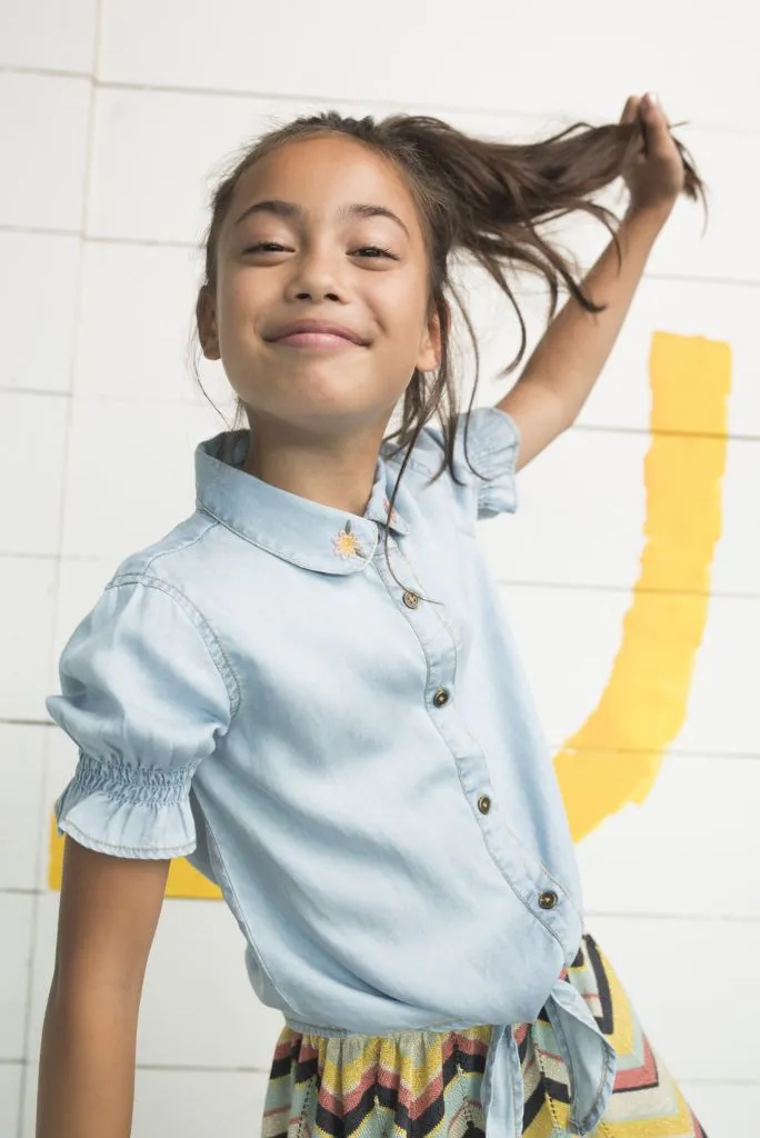 Soft Denim Blouse