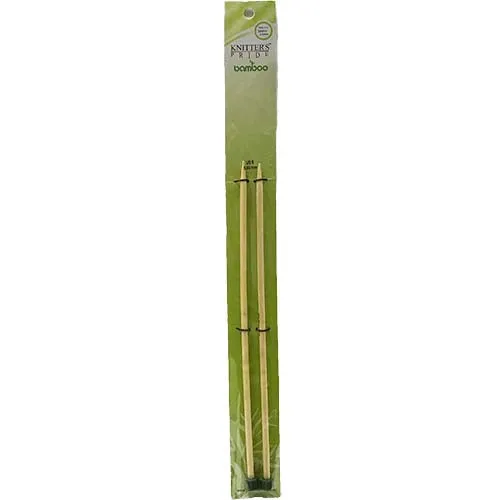 Straight Needles 25cm KP Bamboo