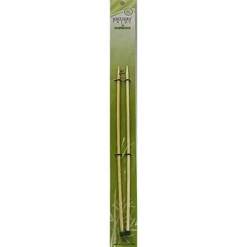 Straight Needles 25cm KP Bamboo