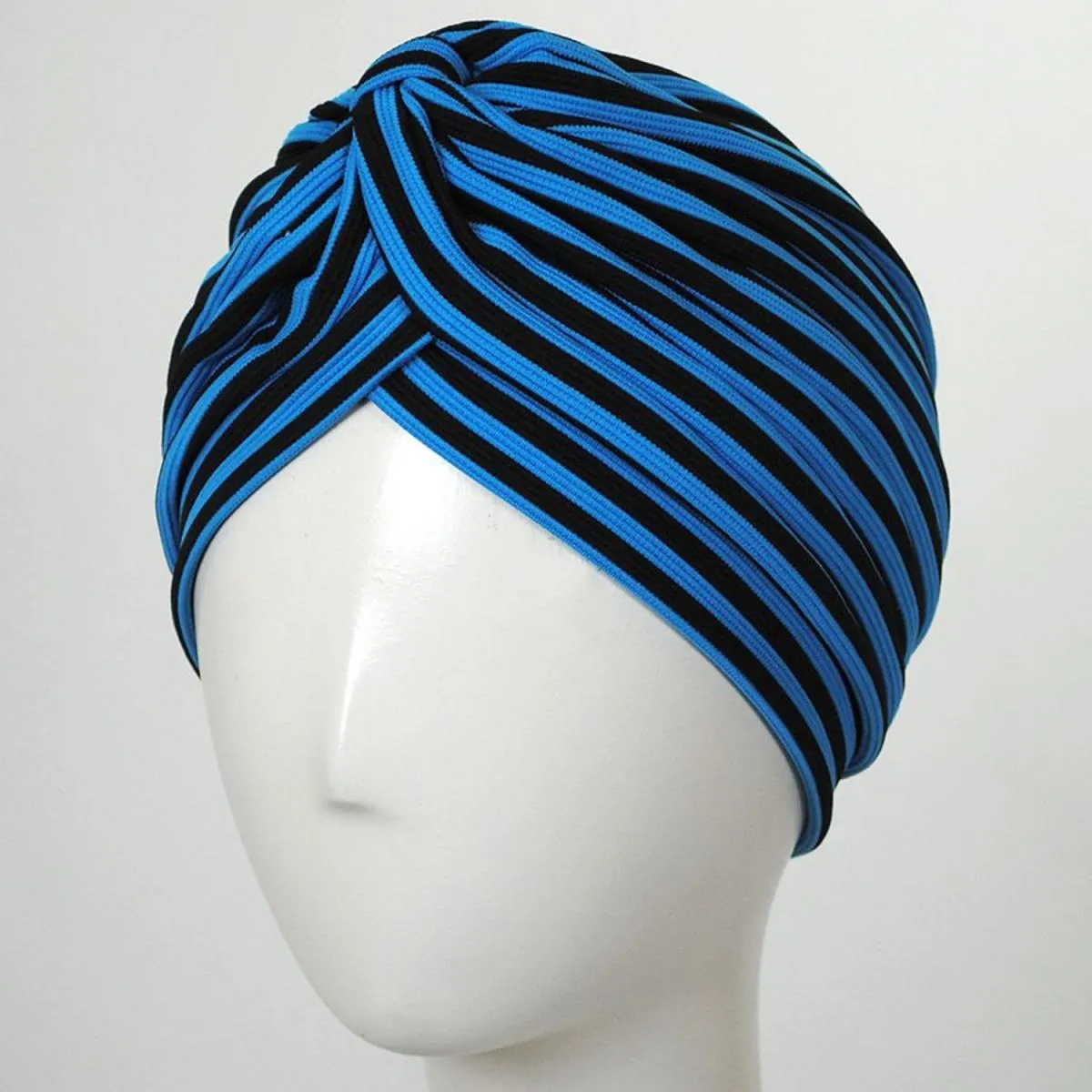 Striped Soft Poly Turban