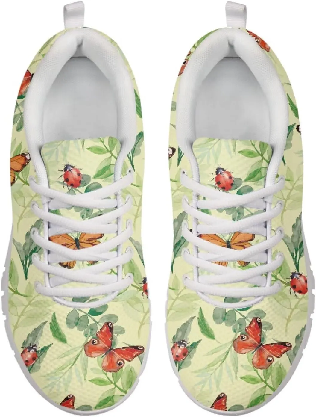 SYtrade Running Sneaker for Women Slip On Tennis Shoes Gym Sneaker White Sole