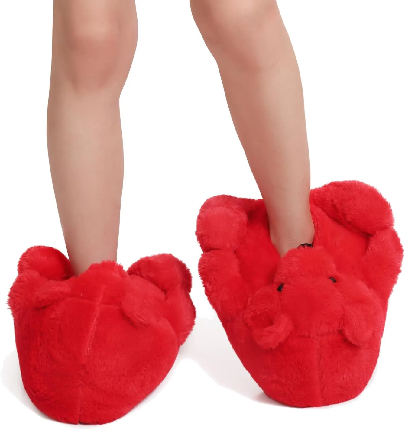 Teddy Bears Slippers For Women Fluffy Shoe Cute House Animal Slippers Fuzzy Cartoon Character Mama Bear Sneaker Slippers Christmas Valentine Birthday Gifts