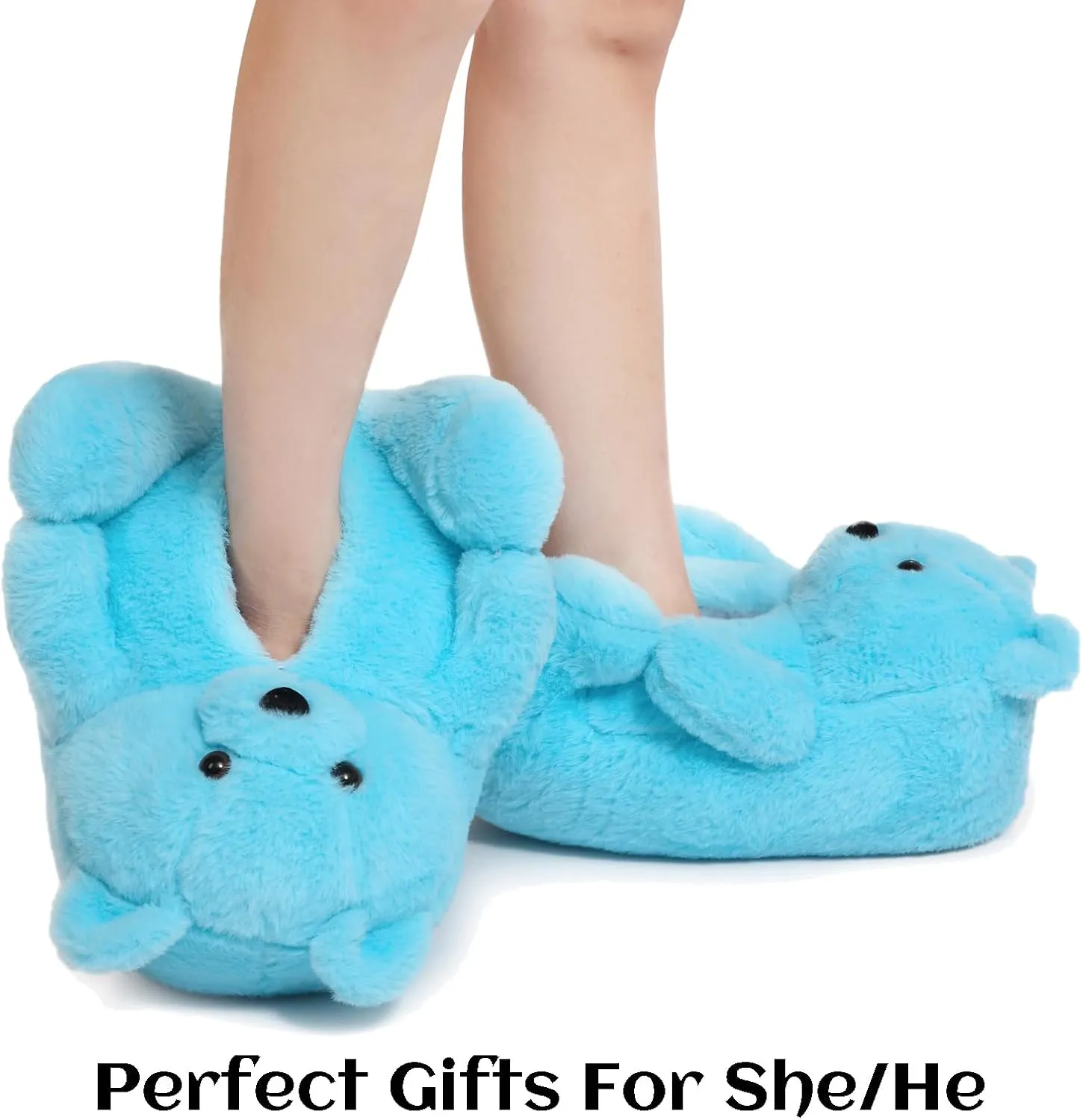 Teddy Bears Slippers For Women Fluffy Shoe Cute House Animal Slippers Fuzzy Cartoon Character Mama Bear Sneaker Slippers Christmas Valentine Birthday Gifts