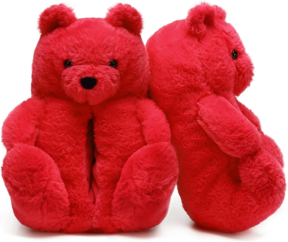 Teddy Bears Slippers For Women Fluffy Shoe Cute House Animal Slippers Fuzzy Cartoon Character Mama Bear Sneaker Slippers Christmas Valentine Birthday Gifts