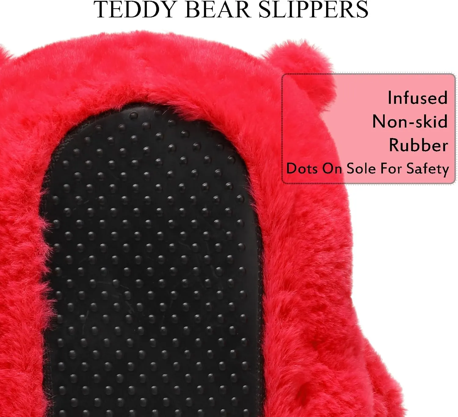 Teddy Bears Slippers For Women Fluffy Shoe Cute House Animal Slippers Fuzzy Cartoon Character Mama Bear Sneaker Slippers Christmas Valentine Birthday Gifts