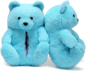 Teddy Bears Slippers For Women Fluffy Shoe Cute House Animal Slippers Fuzzy Cartoon Character Mama Bear Sneaker Slippers Christmas Valentine Birthday Gifts