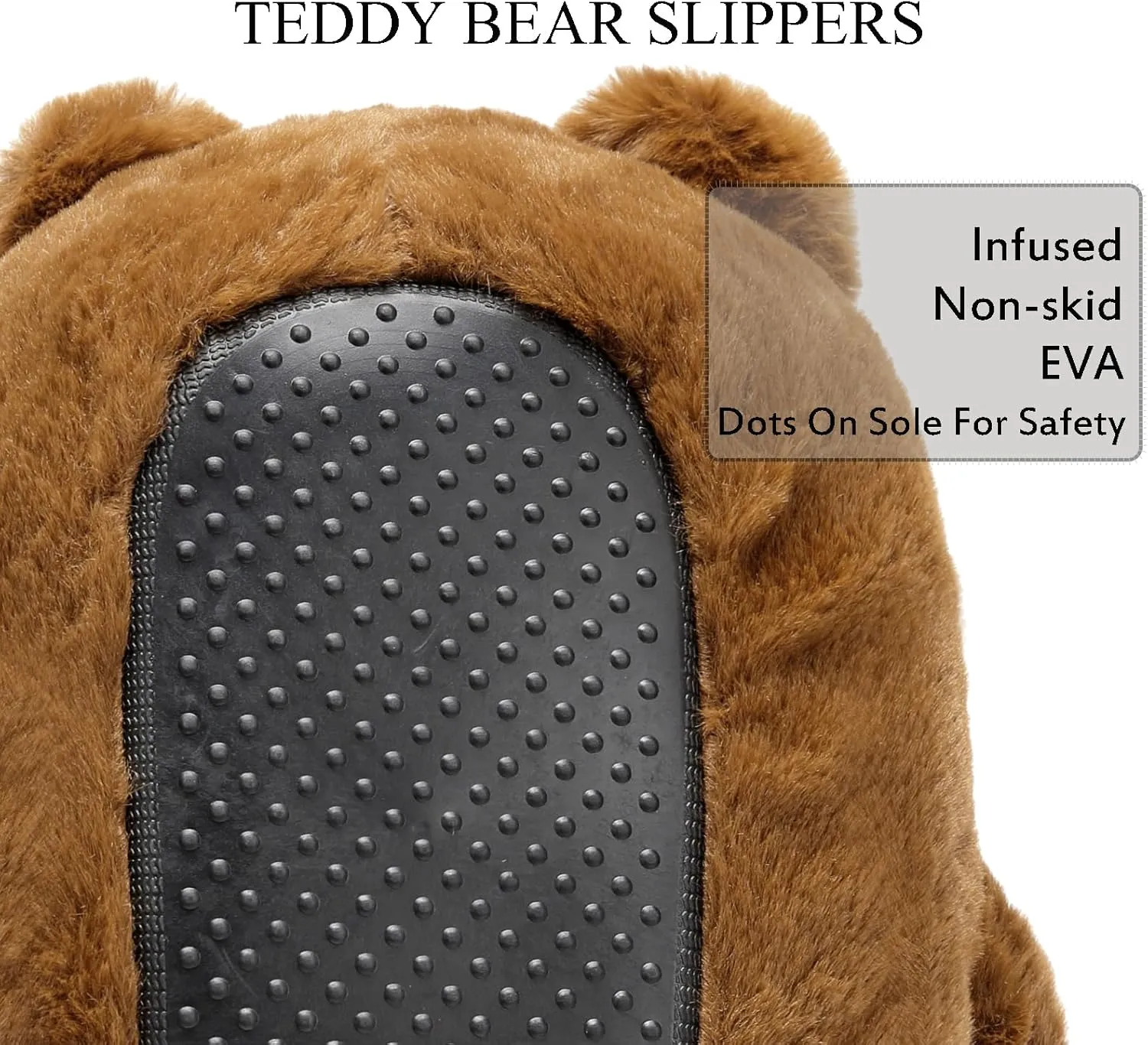 Teddy Bears Slippers For Women Fluffy Shoe Cute House Animal Slippers Fuzzy Cartoon Character Mama Bear Sneaker Slippers Christmas Valentine Birthday Gifts