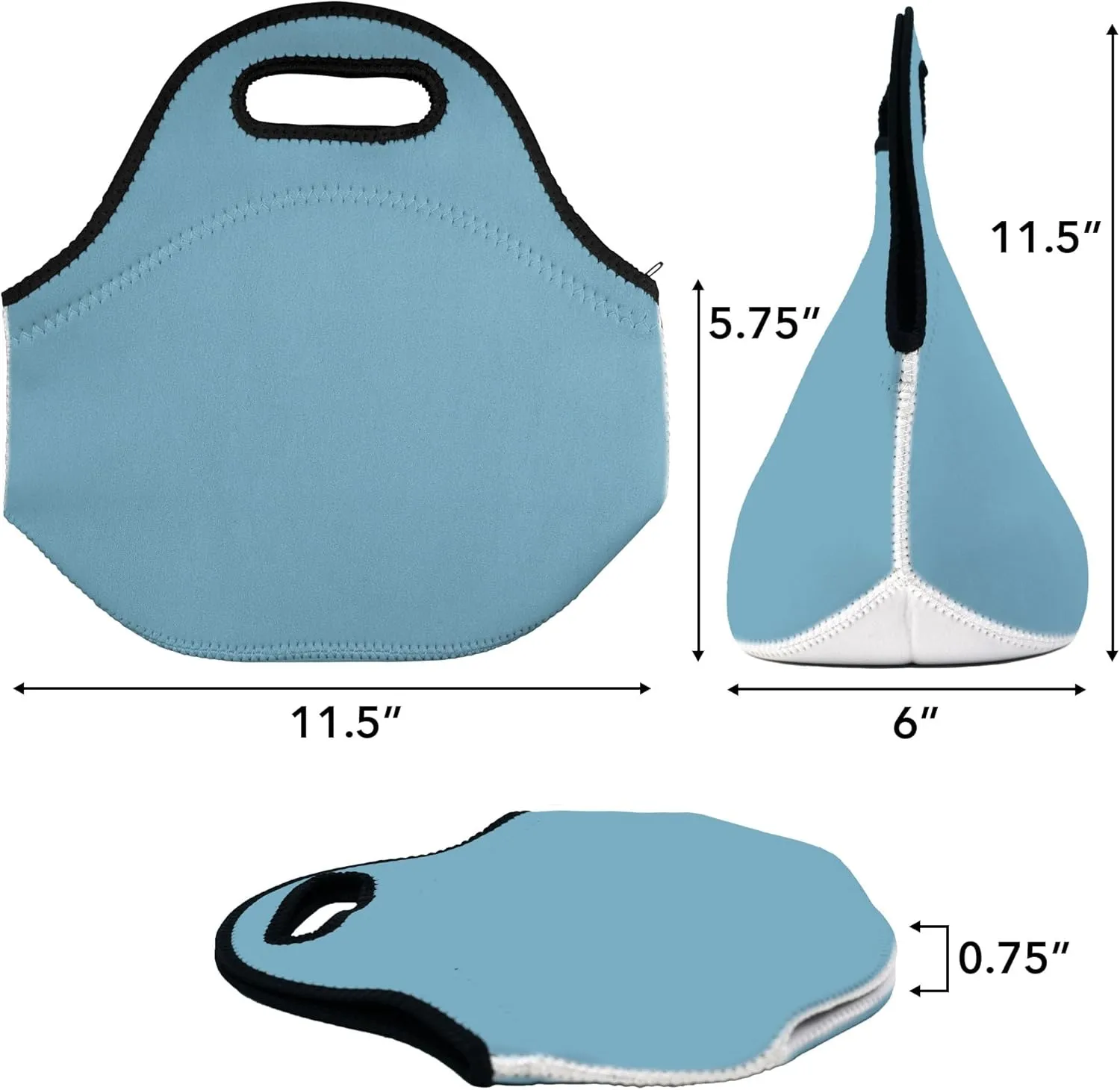 The Matrix Code Soft Neoprene Lunch Bag, Lightweight, Insulated, Reusable for School, Work, Office