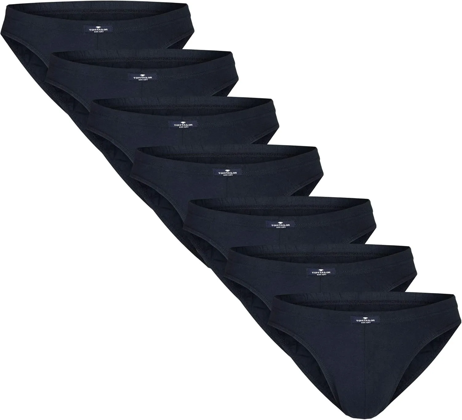 TOM TAILOR Men's Briefs | Pack of 7 in Tin | Cotton Change Daily