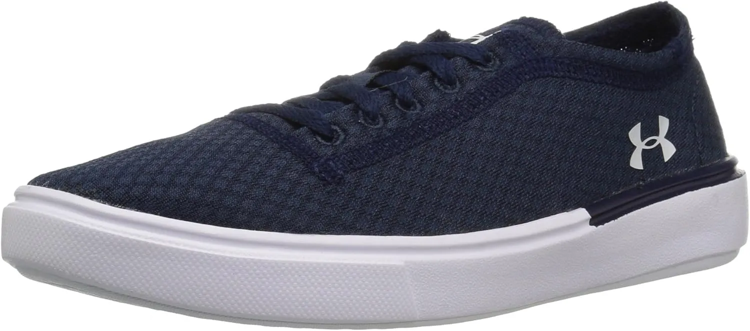 Under Armour Unisex-Child Pre School Kickit2 Low Sneaker, Academy Blue (400)/White, 10.5K