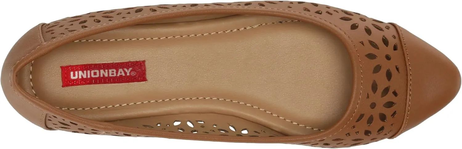 UNIONBAY Women's Willis Pointed Toe Flat