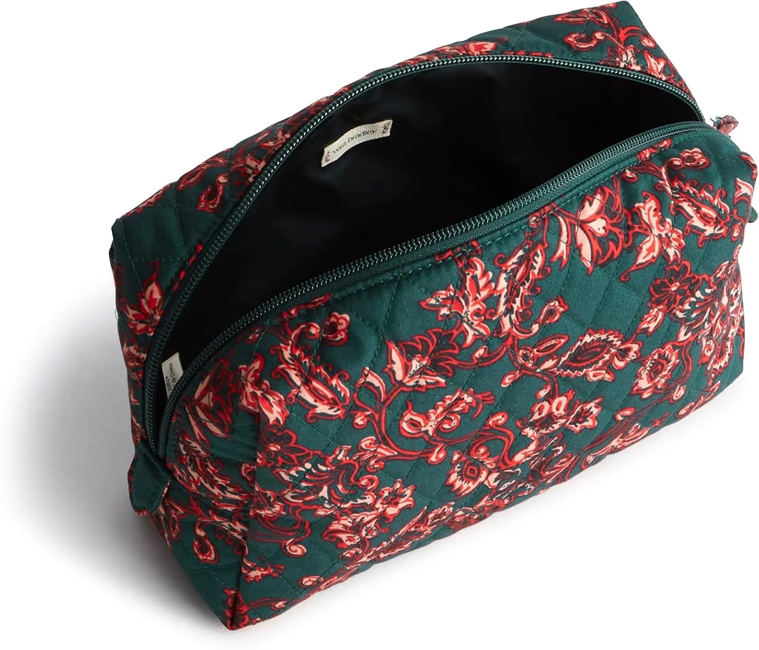 Vera Bradley Women's Premium Cotton Medium Cosmetic