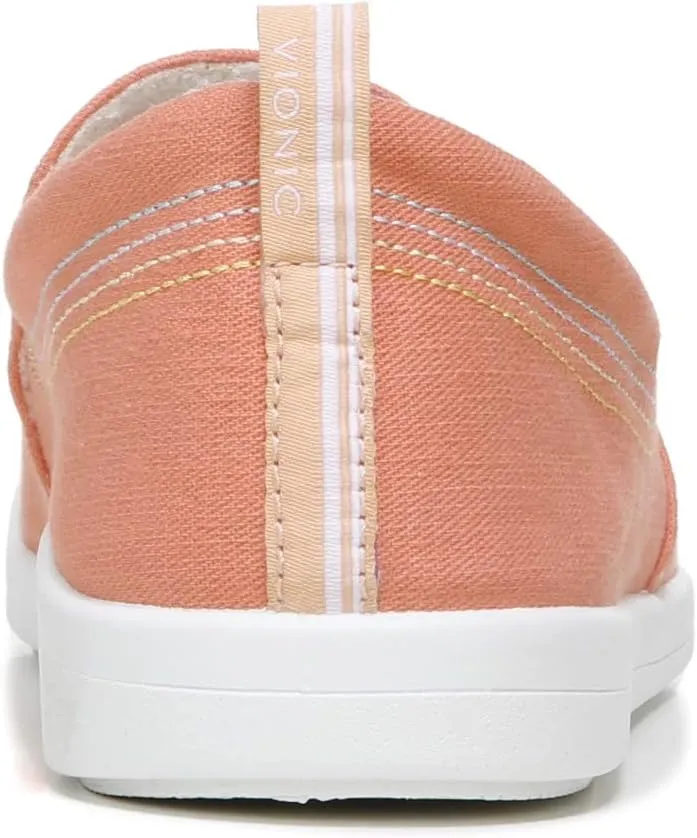 Vionic Beach Marshall Slip On Sneakers for Women-Sustainable Shoes That Include Three-Zone Comfort with Orthotic Insole Arch Support, Machine Wash Safe- Sizes 5-11