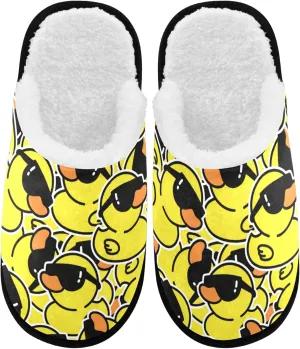 visesunny Women's Cozy Fuzzy Plush Fleece Slippers Soft Memory Foam Ladies House Shoes Warm Bedroom Flat Shoes Unisex Indoor Outdoor
