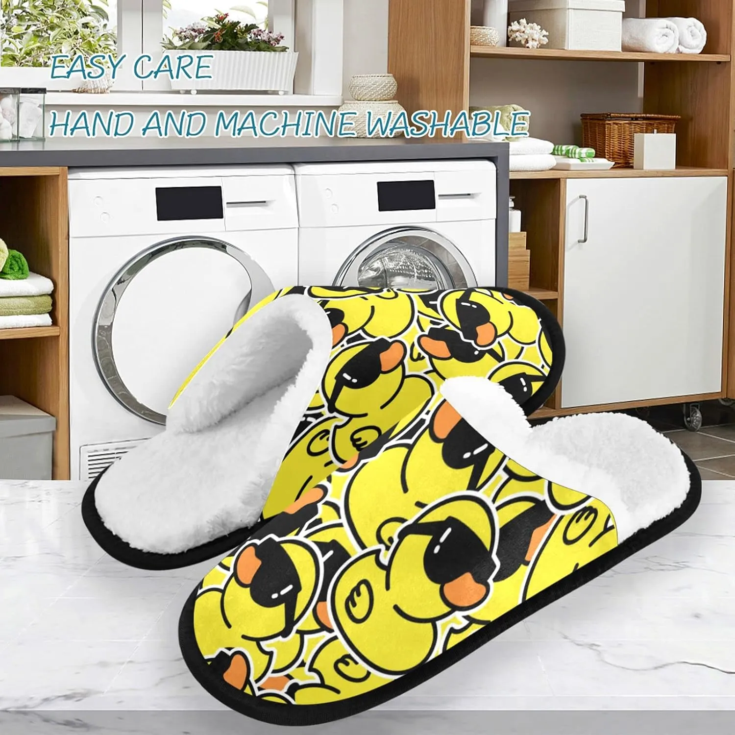 visesunny Women's Cozy Fuzzy Plush Fleece Slippers Soft Memory Foam Ladies House Shoes Warm Bedroom Flat Shoes Unisex Indoor Outdoor