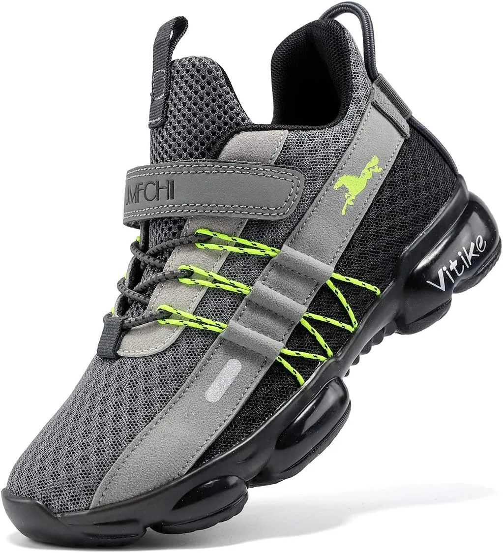 VITUOFLY Boys Sneakers Kids Running Shoes Girls Mesh Fitness Shoe Indoor Training Sneaker Lightweight Outdoor Sports Athletic Tennis Shoes for Little Kid/Big Kid