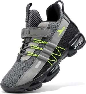VITUOFLY Boys Sneakers Kids Running Shoes Girls Mesh Fitness Shoe Indoor Training Sneaker Lightweight Outdoor Sports Athletic Tennis Shoes for Little Kid/Big Kid
