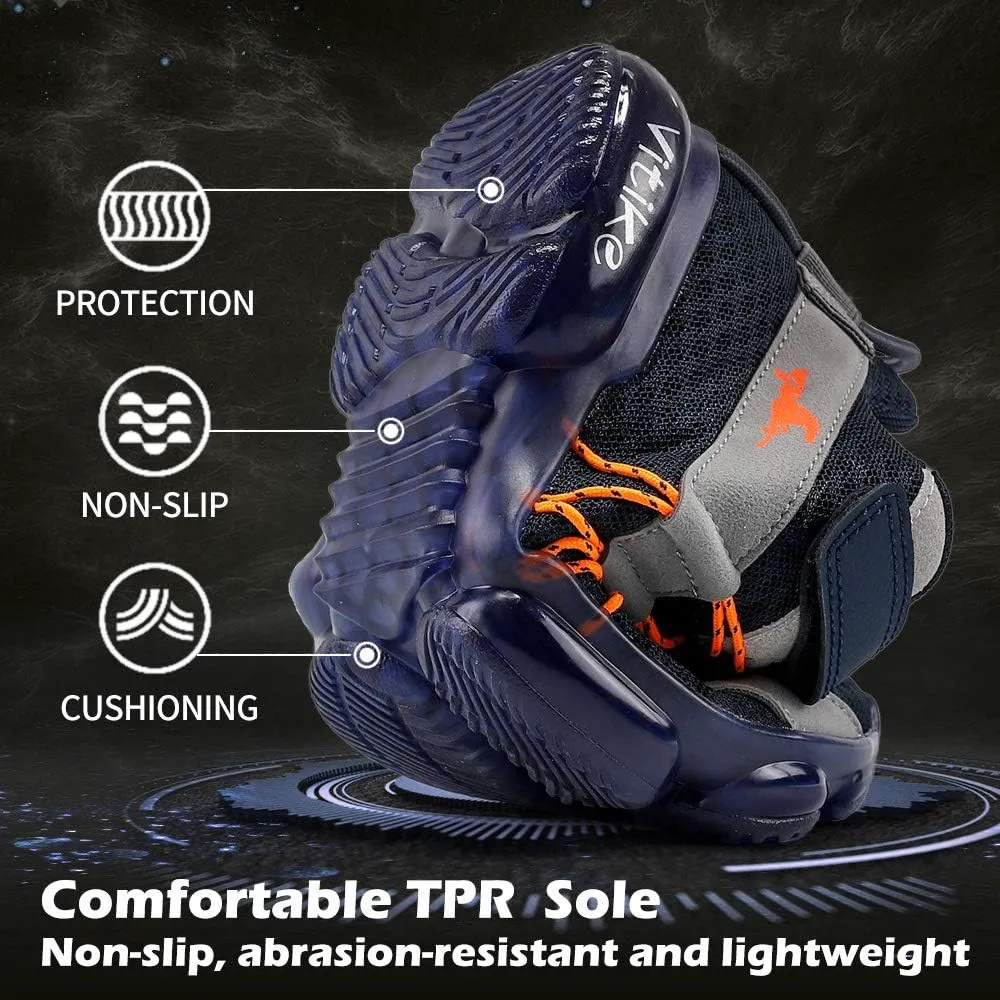 VITUOFLY Boys Sneakers Kids Running Shoes Girls Mesh Fitness Shoe Indoor Training Sneaker Lightweight Outdoor Sports Athletic Tennis Shoes for Little Kid/Big Kid