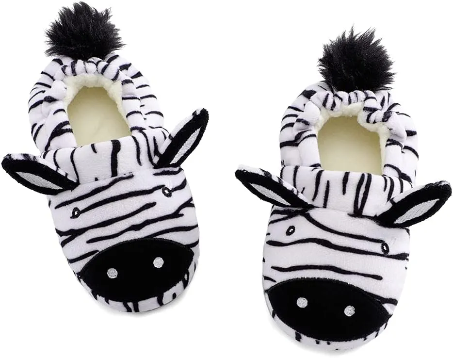 Winter Slippers For Girls Cartoon Animal Slippers Toddler Warm Plush House Shoes Little Kids Home Slippers