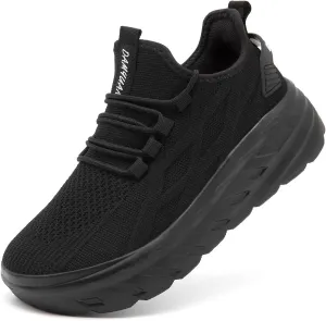 Womens Casual Walking Thick Sole Slip On Shoes Elevator Height Increase Sneaker for Women Comfort Breathable Fashion