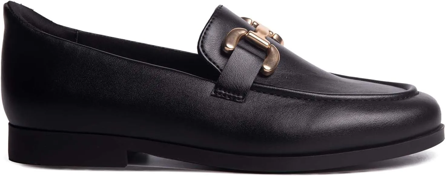 Womens Hands Free Slip On Fashion Classic Casual Comfort Buckle Loafers for Women