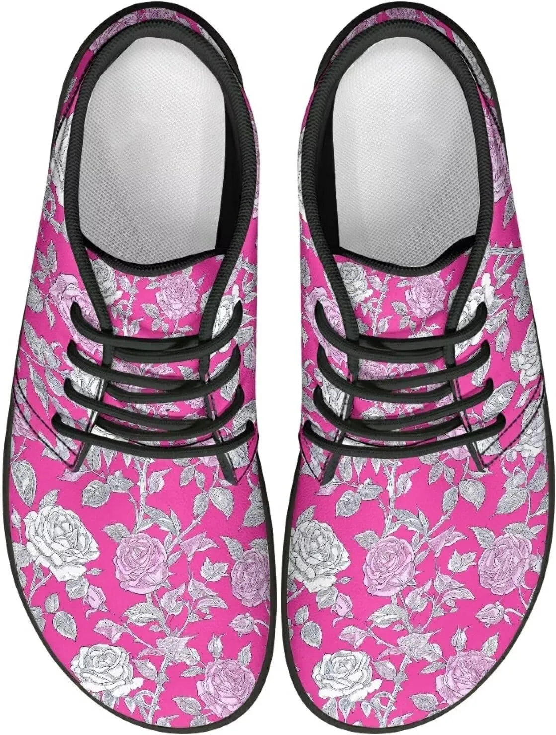 Women's Minimalist Barefoot Shoes | Wide Width Fashion Sneaker | Zero Drop Sole Workout Fashion Sneaker US 6-13.5