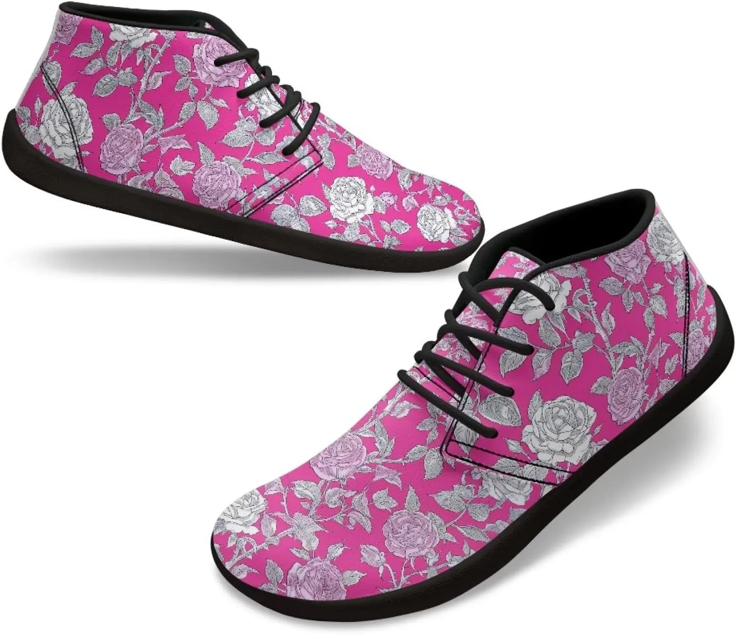 Women's Minimalist Barefoot Shoes | Wide Width Fashion Sneaker | Zero Drop Sole Workout Fashion Sneaker US 6-13.5