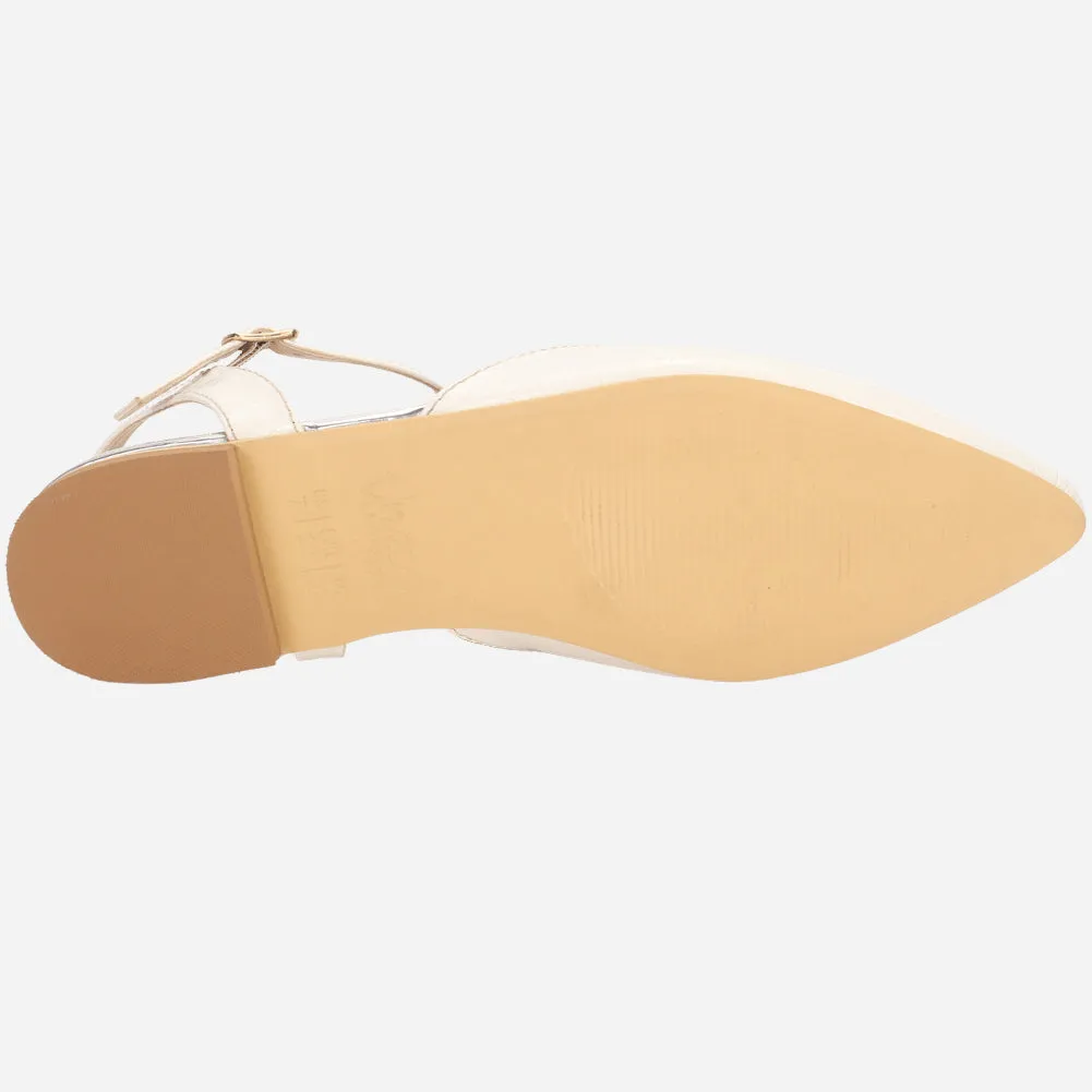 Womens "MONISHA" Pointy Flat Summer Sandals