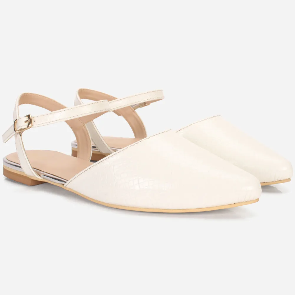 Womens "MONISHA" Pointy Flat Summer Sandals