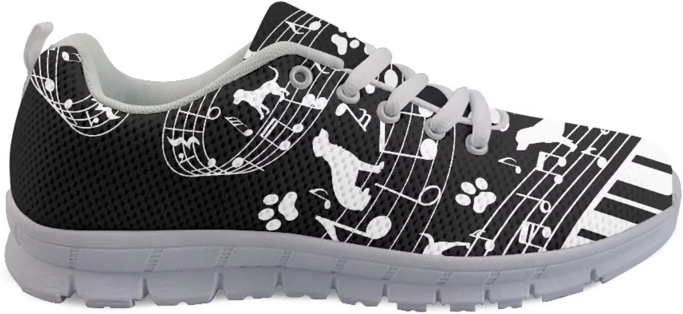 Women's Tennis Workout Sneakers Outdoor Walking Non-Slip Casual Cozy Shoes Lightweight Work Lace-Up Sneaker for Womens US 5-12