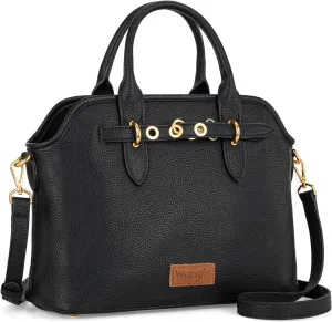 Wrangler Tote Bags for Women Medium Crossbody Purse for Ladies Soft Designer Top-handle Handbags