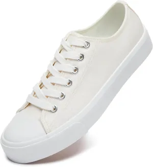 ZGR Women's Canvas Low Top Sneaker Lace-up Classic Casual Shoes for Women