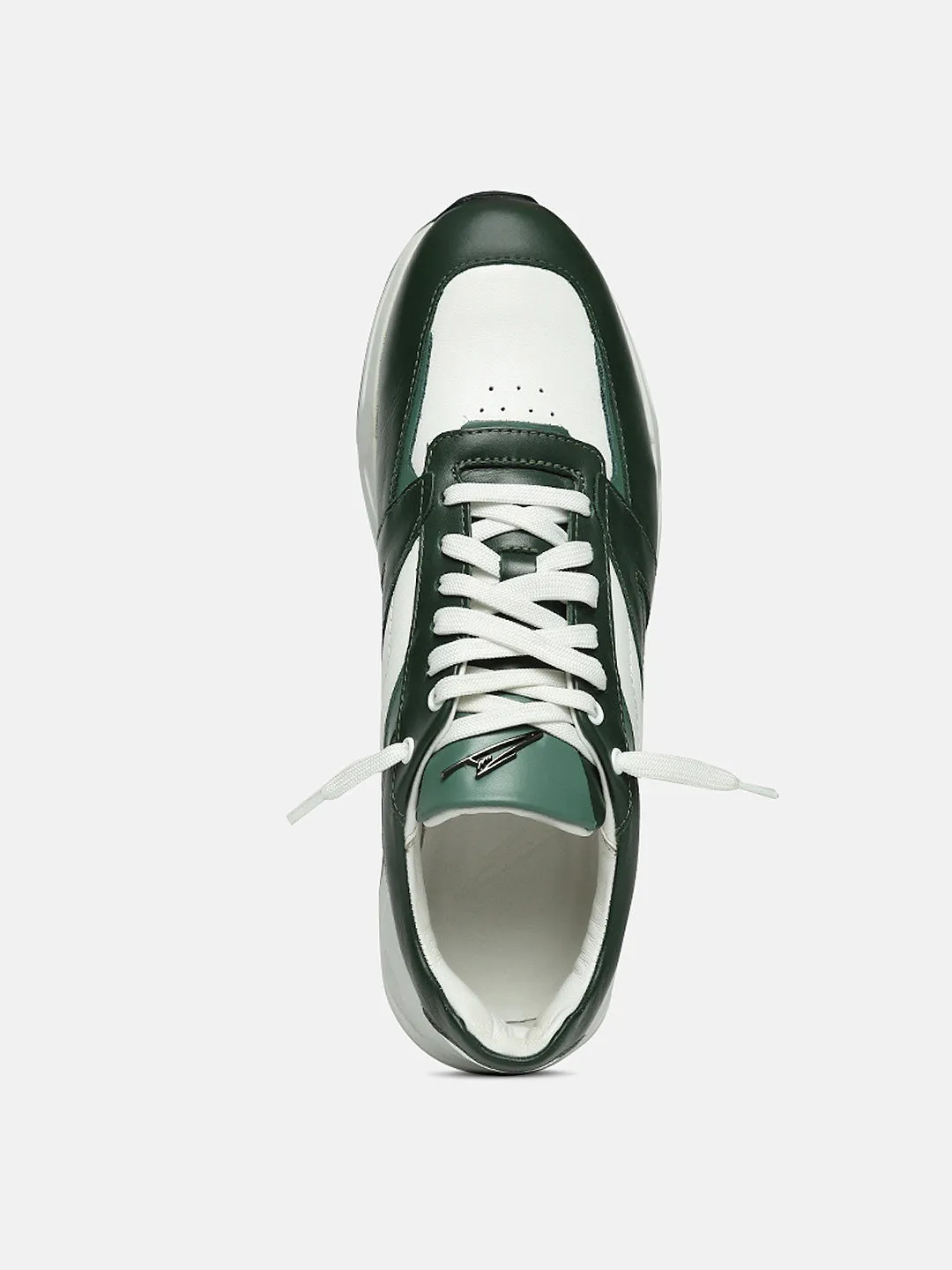 ZL VII - GREEN - Green Two-Tone Comfort Sneakers